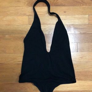 Deep V bodysuit!